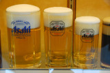 Plastic models of Asahi Beer