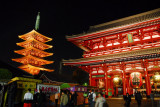 Treasure House Gate and the pagoda of Sensō-ji, Asakusa