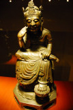 Seated Bosatsu (Bodhisattva) with one leg pendent, 7th C.