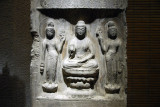 Buddha Triad, Baoqingsi Temple, Xian, 703 AD