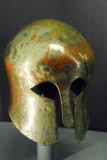Corinthian bronze helmet, 6th C. BC