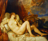 Danae by Titian (Tizian) ca 1554