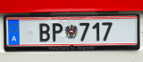 Austrian Licenseplate - Bundespolizei