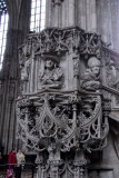 Late gothic pulpit - Stephansdom