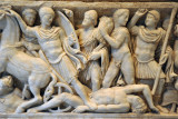 Detail of Sarcophagus with Scenes from the Life of Achilles, 180-220 AD