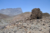 Necropolis of Al Ayn (Oman) with Jebel Misht