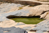 A pool in the lower part of Wadi Dham