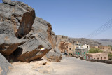 Road leading into the old village, Misfat Al Abryeen