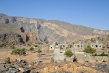 Partially constructed villas on the edge of the Grand Canyon Jabal Shams