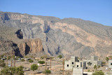 Partially constructed villas on the edge of the Grand Canyon Jabal Shams