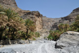 The loose gravel of the wadi floor make the driving unsuitable for non 4x4s