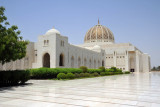 Courtyard along the northern side of the Sultan Qaboos Grand Mosque