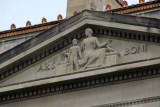 Department of Justice pediment - Ars Boni - the Good of the State