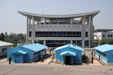 Panmunjom Joint Security Area looking at South Koreas House of Freedom
