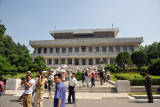 Panmungak (Thongil House) the main building on the North Korean side