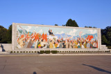 Mosaic commemorating the first speech of Kim Il Sung following his return from exile in 1945