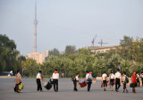 A school band in Pyongyang