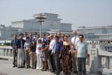 Group photo at the Kumsusan Memorial Palace