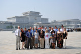 Group photo at the Kumsusan Memorial Palace