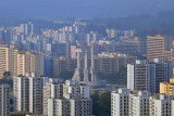 The Monument to Party Founding seen from Juche Tower