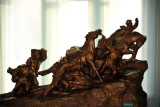 Sculpture in on of the 80 galleries of the Victorious Fatherland Liberation War Museum