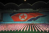 Arirang Mass Games - DPRK flag