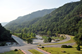 View to the west from the Hyangsan Hotel