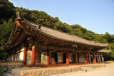 Kwanum Hall, the oldest surviving building at Pohyongsa