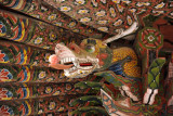 Beam carved in the shape of a dragon, Kwanum Hall
