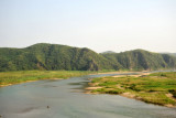 Hills along the Chongchon River, North Korea