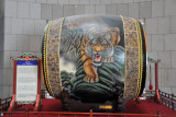 The tiger represents the dauntless courage of the strong Korean Armed Forces