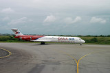 Dana Air MD-80 (5N-SAI) at Lagos, Nigeria