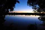 Evening at Puku Pan Safari Lodge, Kafue River