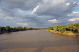 Bridge over the Luangwa River at the Mfuwe Gate