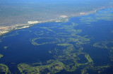 Chobe River with very high water level, June 2010