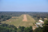 Final approach to Runway 12 at Seronga, Botswana