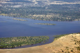 Lower Zambezi National Park, Zambia and across the river, Mana Pools National Park, Zimbabwe