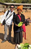 Dennis and a Hill Tribe woman, Indein Market
