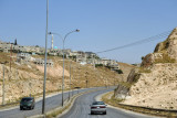 Driving back to Amman, near Irbid