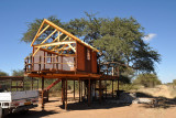 Tree house under construction on the neighbors farm