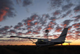 Sunrise on the the day of departure from Eureka