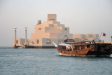 Museum of Islamic Art with a dhow, Doha