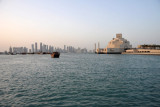 Doha West Bay skyline with Museum of Islamic Art
