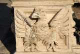 Sculpture with an eagle, Villa Borghese