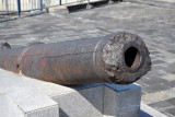 An old cannon on the city walls, Beijing