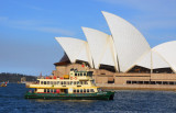 Sydney Opera House and the ferry Golden Grove