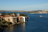 Kirribilli on the north side of Sydney Harbour by the bridge