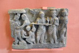 Schist slab showing one of the Buddhas previous lives, Gandhara (NW Pakistan) 2nd-3rd C. AD