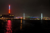 Taking an Expo ferry across the river to the Pudong side