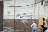 Political graffiti in Panama - Martinelli Dictador